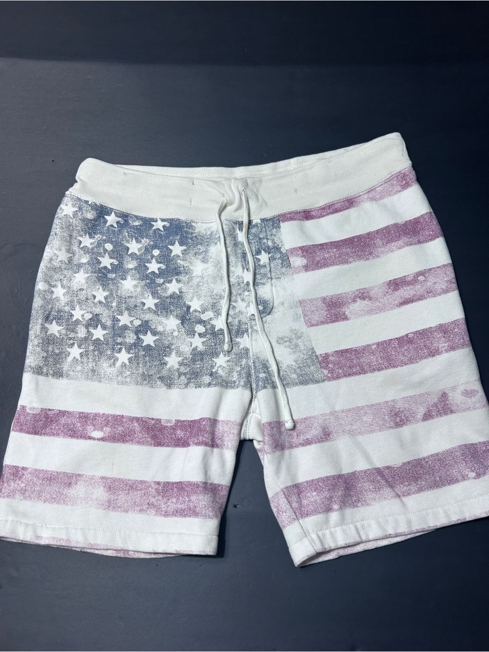 polo ralph lauren Men’s Distressed Flag Shorts Size L